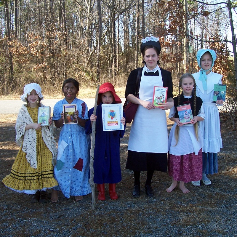 Laura Ingalls, Harriet Tubman, Paddington Bear, Amelia Bedelia, Heidi, and John Bunyan's daughter