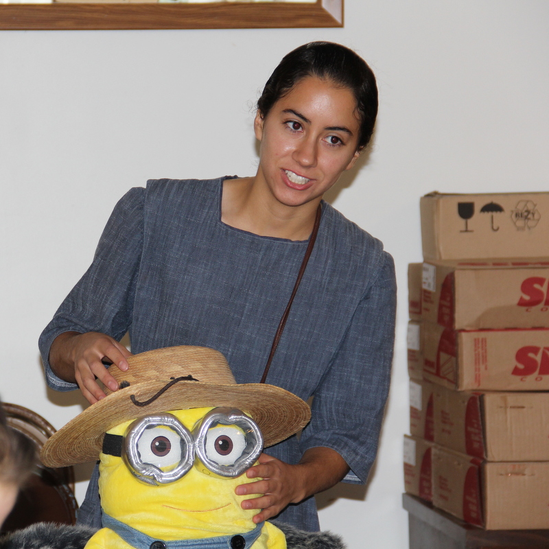 Elizabeth and minion