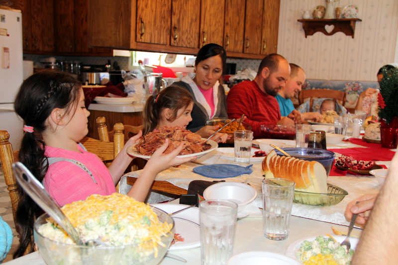 Christmas Dinner at the Millers