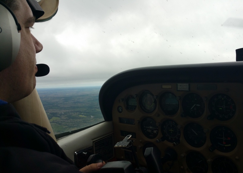 Flying in with Norm from Northern Youth Programs.