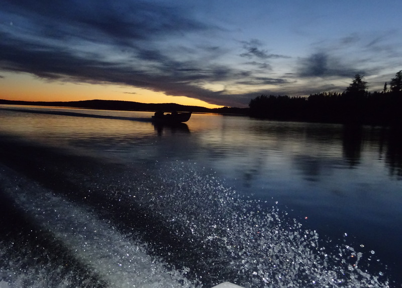 Boating back home.