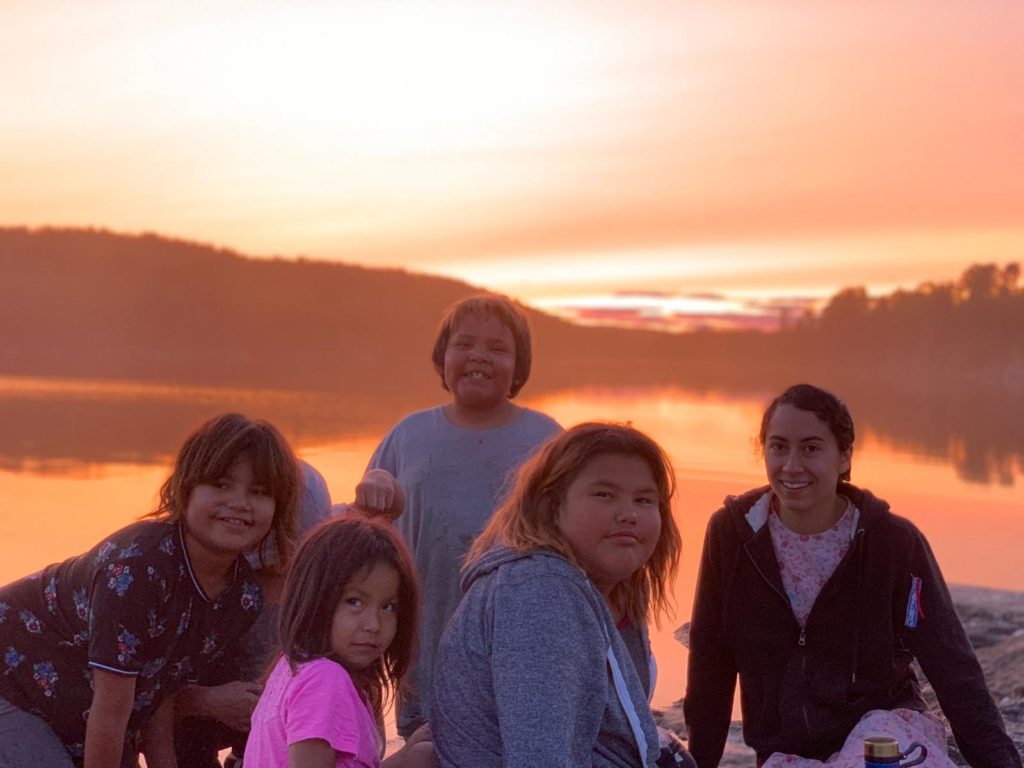 children in Deer Lake